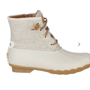 Sperry saltwater wool duck boots
